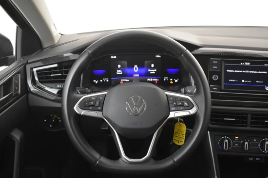 Volkswagen Polo 1.0 TSI 96pk Go | Fabrieksgarantie 2025 | Adaptief cruise control | Navigatie via app connect | Led koplampen | DAB radio | Park