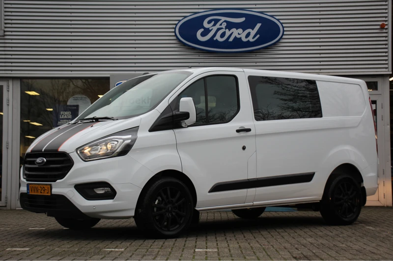 Ford Transit Custom 300 2.0 TDCI DUBBEL CABINE | NL-AUTO! | 6-PERSOONS | AIRCO | TREKHAAK | CRUISE CONTROL | 6 PERSOONS