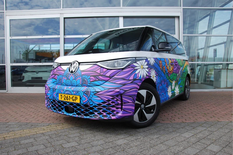 Volkswagen ID. Buzz 1st 77kWh 204pk | Adaptief cruise control | Navigatie | Parkeersensoren v+a | Camera achter | Matrix koplampen | Privacy glass |