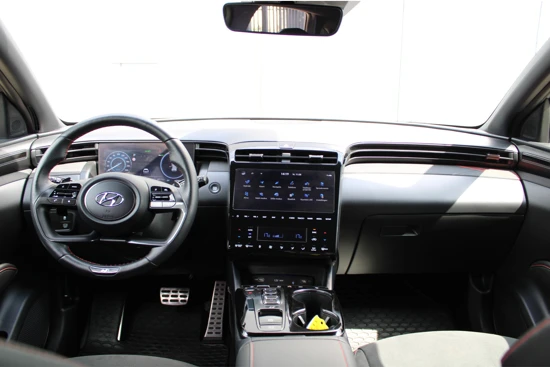 Hyundai Tucson 1.6 T-GDI 230pk HEV N-Line Sky Automaat | Leder | Camera | Keyless | Full-Led | Navigatie | Alcantara | Krell Audio | 19" Lichtm