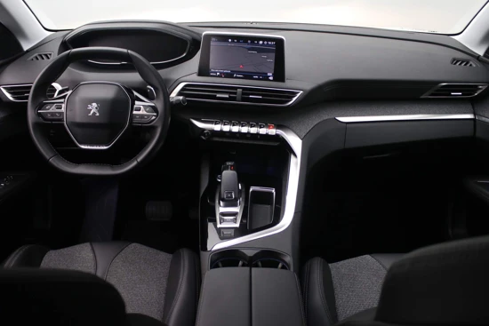 Peugeot 3008 1.2 130PK Automaat Première | Navigatie | Keyless | El Achterklep | Climate en Cruise control | 18" LMV | Leder/stof bekleding |