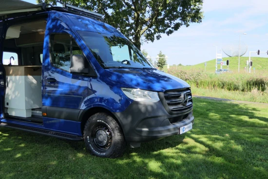 Mercedes-Benz Sprinter Sprinter Leaf Campervan | Luifel | Douche | Zonnepanelen | Vast bed | Carplay/ Android Auto