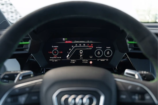 Audi RS 3 Sportback | RS dynamic pakket plus | Panorama-glasdak | Keramisch | vol. leder | Elek. voorstoel incl. geheugen & massage | Head