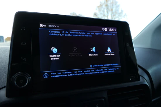 Peugeot Partner 1.5 BlueHDI 130pk Automaat Premium | Lichtmetalen Velgen | CarPlay/AndroidAuto | Cruise Control | Airco | Parkeersensoren