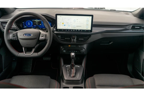 Ford Focus WAGON 1.0EB HYBRID 155PK AUTOMAAT ST-LINE X | ADAPT CRUISE | GROOT SCHERM | ELEKTRISCHE ACHTERKLEP | STOEL/STUURWIELVERWARMING |
