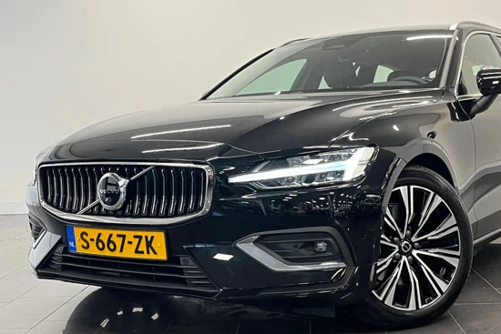 Volvo V60 B4 Plus Bright | Lightning pack | Climate Pro pack | Trekhaak | 360o Camera | Reservewiel | Parkeerverwarming |