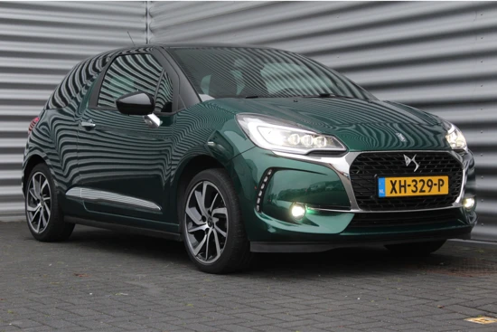 DS DS 3 1.2 PURETECH 110PK CAFÉ RACER AUTOMAAT / NAVI / LEDER / CLIMA / FULL-LED / 17" LMV / CAMERA / BLUETOOTH / CRUISECONTROL / NIEUWS