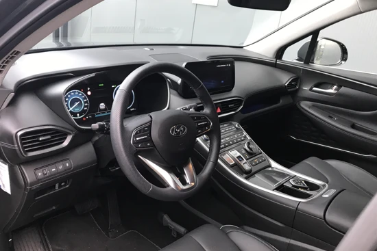 Hyundai Santa Fe HEV 230pk 7-zits Premium Automaat | Leder | Climate | Keyless | 360 Camera | 19" Lichtmetaal | Parkeer Assistent | Elektrische K