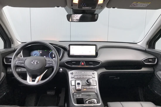 Hyundai Santa Fe HEV 230pk 7-zits Premium Automaat | Leder | Climate | Keyless | 360 Camera | 19" Lichtmetaal | Parkeer Assistent | Elektrische K