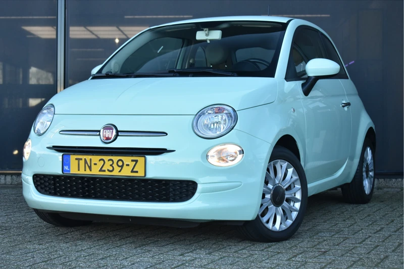 Fiat 500 1.2 Popstar | 1e Eigenaar | Dealeronderhouden | Cruise Control | 15"LMV | Bluetooth-Telefoonverbinding | Airco | Snelheidsbegren