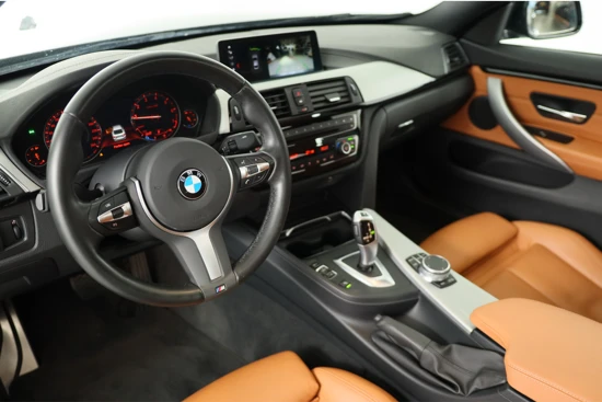 BMW 4 Serie Gran Coupé 418i High Executive Edition | Dealer Onderhouden! | M-Pakket | Camera | Open Dak | Sportstoelen | Clima | Leder | LED