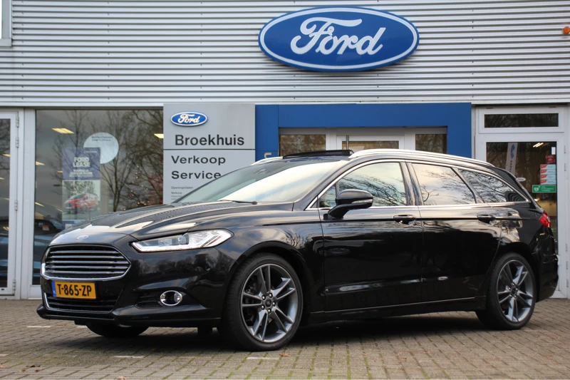 Ford Mondeo Wagon 2.0 ST-LINE AUTOMAAT 241PK | DEALER OH! | PANODAK | LEDER/STOF | ELEKT. STOELEN + MEMORY | NAVI | CLIMA | WINTERPACK | CRU