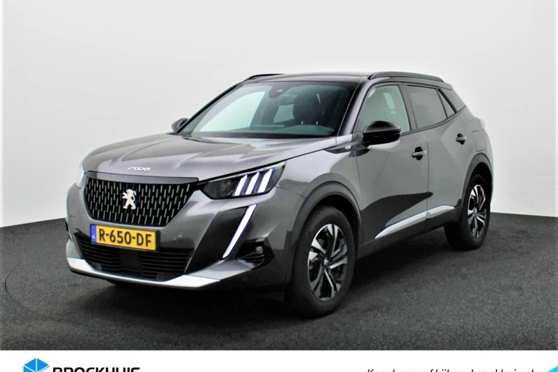 Peugeot 2008 GT 1.2 130PK | Camera | Navi | Keyless | Cruise & Climate C. Dode hoek | 17'' LMV | Privacy Glass | Leder\Stof |