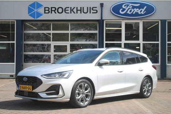 Ford Focus WAGON 1.0EB HYBRID 155PK ST-LINE X AUTOMAAT | ADAPTIVE CRUISE | ELEK. A KLEP | DODEHOEK DETECTIE | STOEL/STUUR & VOORRUITVERWARM