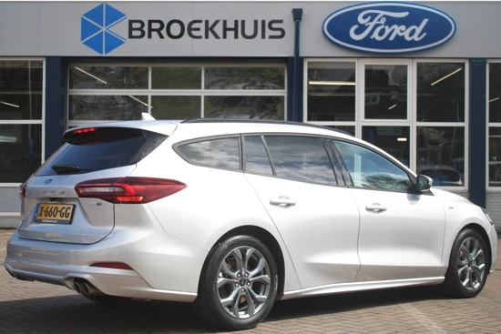 Ford Focus WAGON 1.0EB HYBRID 155PK ST-LINE X AUTOMAAT | ADAPTIVE CRUISE | ELEK. A KLEP | DODEHOEK DETECTIE | STOEL/STUUR & VOORRUITVERWARM