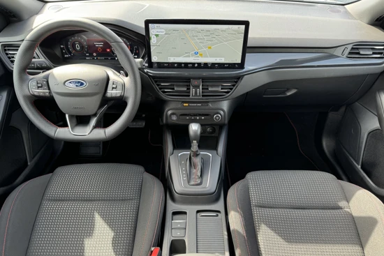 Ford Focus WAGON 1.0EB HYBRID 155PK ST-LINE X AUTOMAAT | ADAPTIVE CRUISE | ELEK. A KLEP | DODEHOEK DETECTIE | STOEL/STUUR & VOORRUITVERWARM