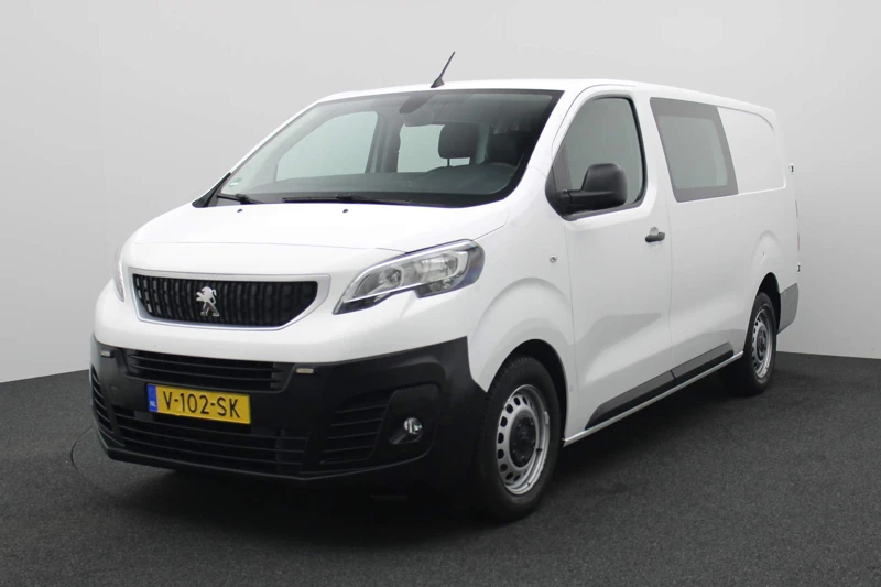 Peugeot Expert Premium 231L Dubb. Cab. 2.0 120PK | Trekhaak | Airco | Camera | Half-Leder | Dode hoeksensor | AppleCarPlay |