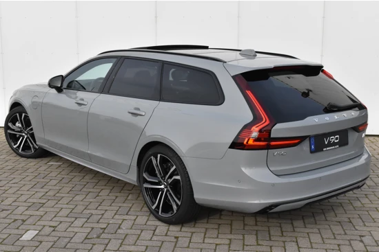 Volvo V90 T6 Recharge AWD Ultimate Dark #Kanon! #Luchtvering #VapourGrey!!