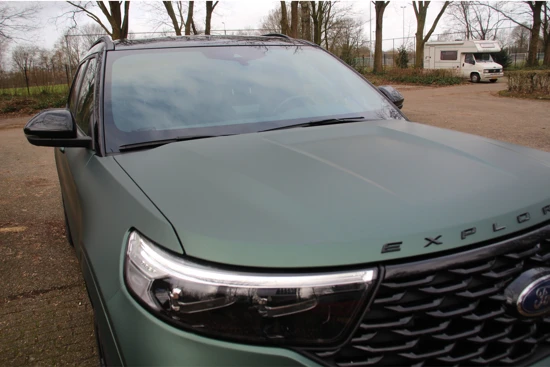 Ford Explorer 3.0 V6 PHEV SPECIAL EDITION | 22" PREMIUM VELGEN | MATTE PINE GREEN | GROOT SCHERM | BTW-AUTO! | STANDKACHEL | LEDER | NAVI | CA