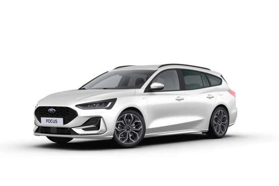 Ford Focus Wagon 1.0 EcoBoost 125PK Hybrid ST Line X | 2024 | 18"LMV | Winterpack | Kleur: Frozen White |