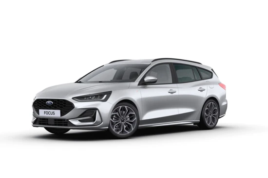 Ford Focus Wagon 1.0 EcoBoost 125PK Hybrid ST Line X | 2024 | 18"LMV | Winterpack | Kleur: Moondust Silver |