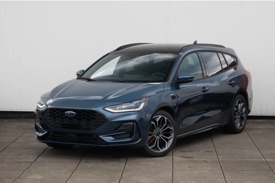 Ford Focus WAGON 1.0EB HYBRID ST-LINE X | VOL! | DIRECT LEVERBAAR! | PANO DAK | ADAPT CRUISE | DODE HOEK | WINTERPACK | 18'' LMV | ELEKTR A