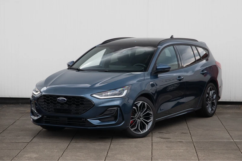 Ford Focus WAGON 1.0EB HYBRID ST-LINE X | VOL! | DIRECT LEVERBAAR! | PANO DAK | ADAPT CRUISE | DODE HOEK | WINTERPACK | 18'' LMV | ELEKTR A