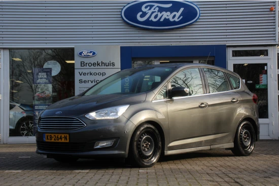 Ford C-MAX 1.0EB TITANIUM | DEALER OH! | NAVI | CLIMA | VOORRUITVERWARMING | CRUISE | PARK SENS V+A | 17' LM. VELGEN | TREKHAAK