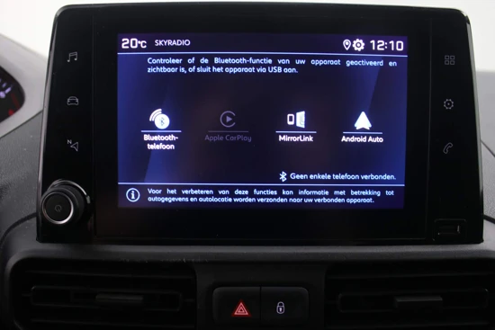 Peugeot Partner 1.5 100PK BlueHDI Premium | Trekhaak | Cruise | Schuifdeur Rechts | Airco | Bluetooth | Carplay | Pa