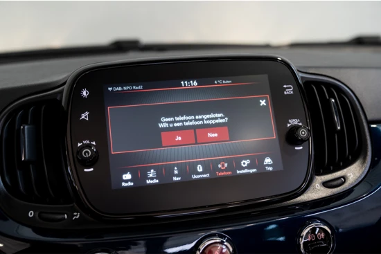 Fiat 500C 1.0 Hybrid Dolcevita | Cabrio | Navigatie | Climate Controle | Parkeersensoren | Lichtmetalen velgen |