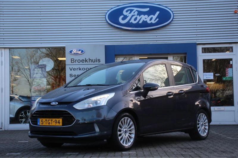 Ford B-MAX 1.0EB TITATIUM | DEALER ONDERHOUDEN! | NAVI | NL-AUTO! | CLIMA | CRUISE | CAMERA | TREKHAAK | PARK SENS V+A | VOORRUITVERWARMING