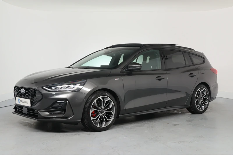 Ford Focus Wagon 1.0 Ecoboost Hybrid ST-Line X | Direct leverbaar | Pano Dak | Adaptive Cruise | Dode Hoek | Winterpack | 18'' LMV | B&O |