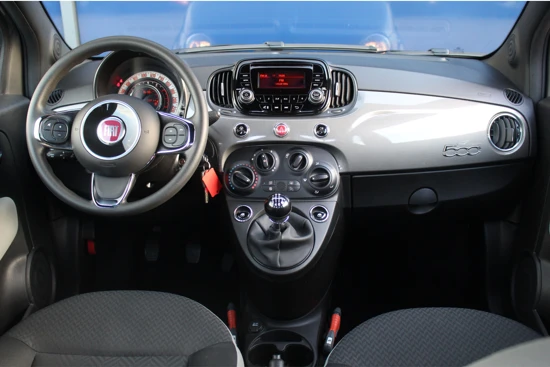 Fiat 500 1.0 Hybrid Pop | Airco | Cruise C. | DAB+ | Multimedia voorbereiding | Elec. ramen |Centrale vergr. + A.B. |