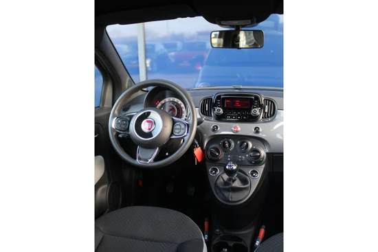 Fiat 500 1.0 Hybrid Pop | Airco | Cruise C. | DAB+ | Multimedia voorbereiding | Elec. ramen |Centrale vergr. + A.B. |