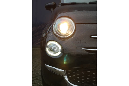 Fiat 500 1.0 Hybrid Lounge 70PK | Airco Cruise C. Vision pakket | Park Assitst | Regen & Lichtsensor | 15" Licht met. velgen | Elec. rame