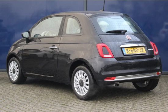 Fiat 500 1.0 Hybrid Lounge 70PK | Airco Cruise C. Vision pakket | Park Assitst | Regen & Lichtsensor | 15" Licht met. velgen | Elec. rame