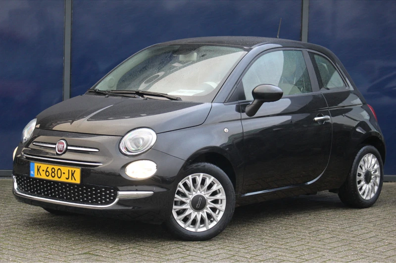 Fiat 500 1.0 Hybrid Lounge 70PK | Airco Cruise C. Vision pakket | Park Assitst | Regen & Lichtsensor | 15" Licht met. velgen | Elec. rame