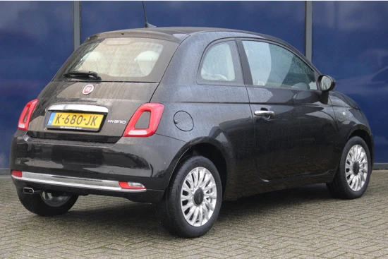 Fiat 500 1.0 Hybrid Lounge 70PK | Airco Cruise C. Vision pakket | Park Assitst | Regen & Lichtsensor | 15" Licht met. velgen | Elec. rame