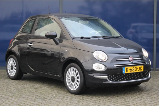 Fiat 500 1.0 Hybrid Lounge 70PK | Airco Cruise C. Vision pakket | Park Assitst | Regen & Lichtsensor | 15" Licht met. velgen | Elec. rame