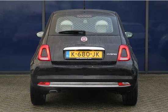 Fiat 500 1.0 Hybrid Lounge 70PK | Airco Cruise C. Vision pakket | Park Assitst | Regen & Lichtsensor | 15" Licht met. velgen | Elec. rame