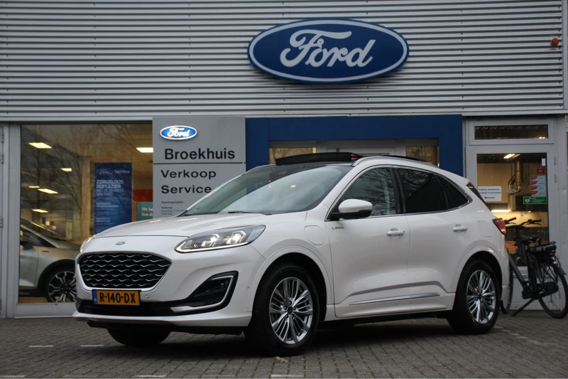 Ford Kuga 2.5 PHEV VIGNALE | PANODAK | LEDER | TREKHAAK | B&O | MEMORY SEATS | HEAD-UP | BOMVOL! | DRIVER ASS PACK | TECHNOLOGY PACK | WIN