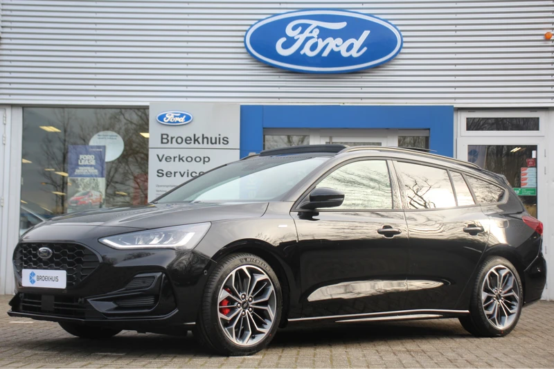 Ford Focus Wagon 1.0EB HYBRIDE ST-LINE X | PANODAK | DIRECT RIJDEN! | 18'' LMV | ADAPTIVE CRUISE | WINTERPACK | ELEKTRISCHE ACHTERKLEP | CA