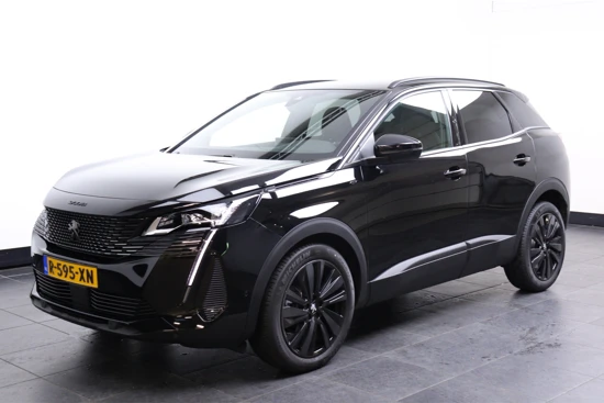 Peugeot 3008 1.2 130PK GT Automaat | Black Pack | Camera | Adaptieve Cruise | 19" Lichtmetaal | Trekhaak | Leder/Stof | Apple/Android Carplay