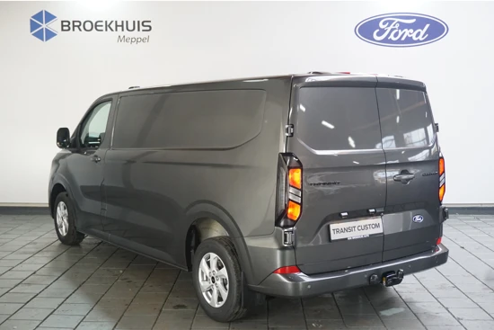 Ford Transit Custom 320 2.0 TDCI 136 pk Automaat L2H1 Limited | Snel leverbaar! | Navi | Trekhaak |