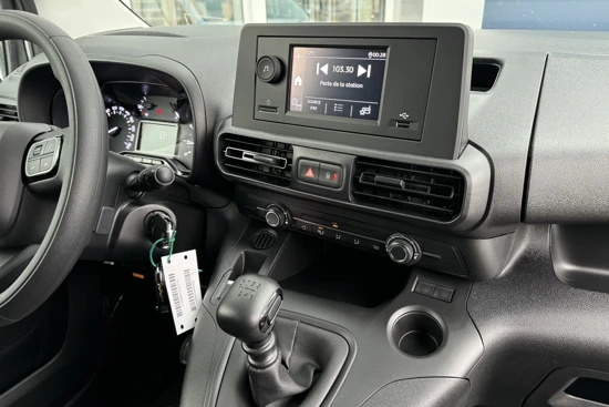 Citroën Berlingo 1.5 BlueHDi 100 L1 | Airco | Achterdeuren met ruit incl. achterruitverwarming en ruitenwisser | Parkeersensoren achter