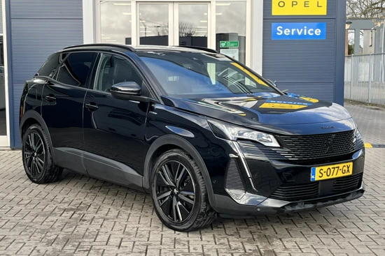 Peugeot 3008 1.6 HYbrid 225PK GT Black Pack Business | Navigatie | El stoelen, verwarmd, memory en Massage | Draadloos telefoonlader |