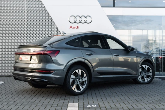 Audi e-tron Sportback 50 71 kWh 313 pk quattro S edition | Panoramadak | Camera | Zwart optiek