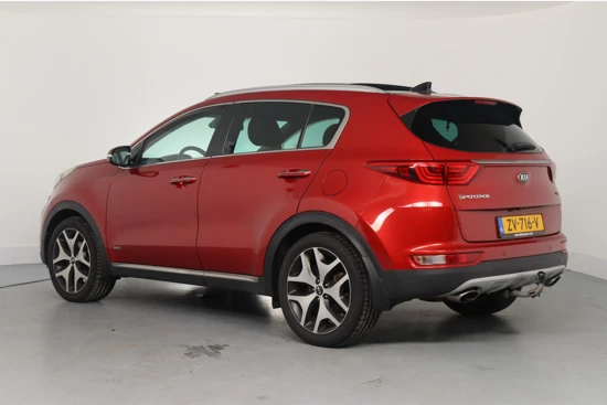 Kia Sportage 1.6 T-GDI 4WD GT-Line PlusLine | Dealer Onderhouden! | Xenon | Trekhaak | Navi | Leder | Open Dak | Keyless | Camera | BLIS | DA