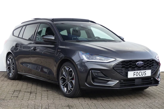 Ford Focus Wagon 1.0 EcoBoost 125PK Hybrid ST Line X | Panoramadak | Adapt cruise | Dode hoek detectie | 18"LMV | Winterpack | Kleur: Magne