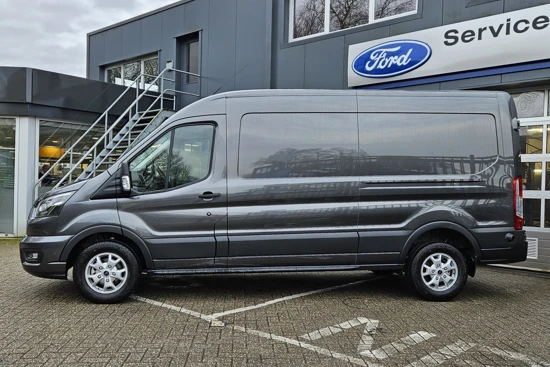 Ford Transit 350 2.0 TDCI L3H2 Limited | Automaat | Camera | Elektr stoel | Led | Trekhaak | Elektr schuifdeur | Keyless | Driver Assistance